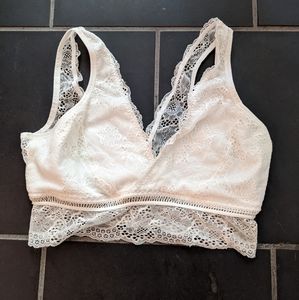 Lace bralette crop top